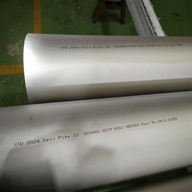 ASTM B161 nikelio besiūliai vamzdžiai ir vamzdeliai
