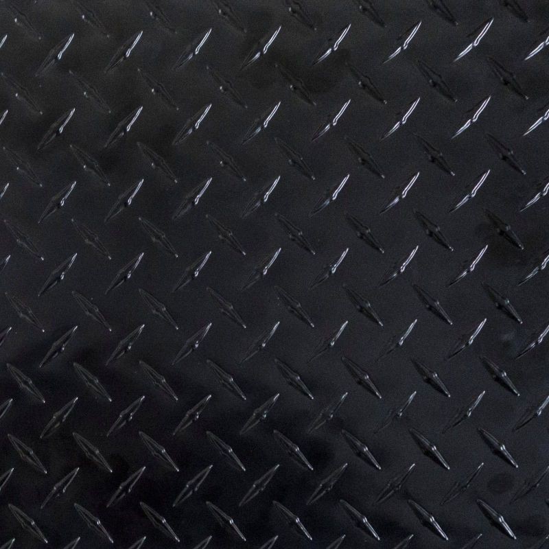Deimantinis juodas aliuminio lakštas